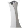 Vaso Alexandra House Living Bianco Argentato Ceramica 8 x 18 x 43 cm