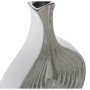 Vaso Alexandra House Living Bianco Argentato Ceramica 7 x 18 x 27 cm