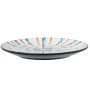 Centrotavola Alexandra House Living Azzurro Bianco Ceramica 9 x 32 x 33 cm