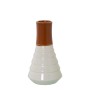 Vaso Alexandra House Living Crema Terracotta Ceramica 13 x 14 x 24 cm