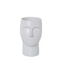 Vaso Alexandra House Living Bianco Ceramica Faccia 12 x 12 x 22 cm