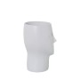 Vaso Alexandra House Living Bianco Ceramica Faccia 12 x 12 x 22 cm