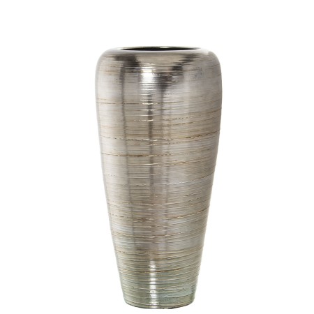 Vaso da pavimento Alexandra House Living Argentato Ceramica 29 x 29 x 66 cm