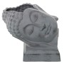 Vaso Alexandra House Living Grigio Ceramica Buddha 29 x 25 x 28 cm