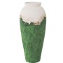 Vaso Alexandra House Living Bianco Verde Ceramica 30 x 30 x 76 cm