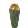 Vaso Alexandra House Living Verde Dorato Ceramica 25 x 25 x 59 cm