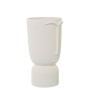 Vaso Alexandra House Living Ecru Ceramica Faccia 13 x 13 x 25 cm