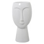 Vaso Alexandra House Living Bianco Ceramica Luminoso Faccia 22 x 22 x 47 cm