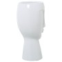 Vaso Alexandra House Living Bianco Ceramica Luminoso Faccia 22 x 22 x 47 cm