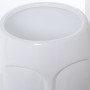 Vaso Alexandra House Living Bianco Ceramica Luminoso Faccia 22 x 22 x 47 cm