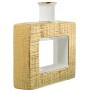 Vaso Alexandra House Living Bianco Ceramica 24 x 6 x 24 cm