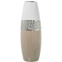 Vaso Alexandra House Living Bianco Beige Ceramica 11 x 11 x 33 cm