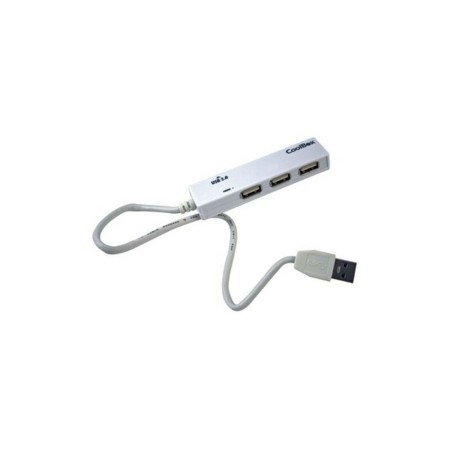 Hub USB 3 Porte CoolBox COO-H413 Bianco Nero 3600 W