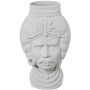 Vaso Alexandra House Living Bianco Ceramica Africano 21 x 21 x 39 cm