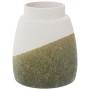 Vaso Alexandra House Living Verde Beige Ceramica 16 x 16 x 24 cm