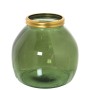 Vaso in Vetro Riciclato Alexandra House Living Verde Cristallo 21 x 20 cm