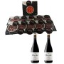 Prosciutto de Cebo Linaje Negro 100 g x 10 Bottiglia di vino rosso 750 ml x 2 Monte Real