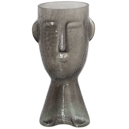 Vaso Alexandra House Living Grigio Cristallo Faccia 11 x 11 x 29 cm