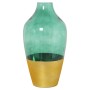 Vaso Alexandra House Living Verde Dorato Cristallo 17 x 17 x 32 cm