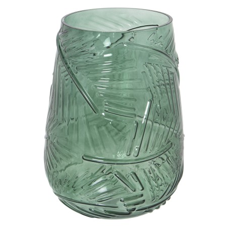 Vaso Alexandra House Living Verde Cristallo 16 x 16 x 23 cm