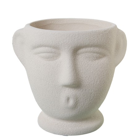 Vaso Alexandra House Living Beige Ceramica Busto 14 x 17 x 14 cm