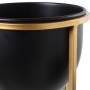 Vaso Alexandra House Living Nero Dorato Metallo 21 x 21 x 66 cm Con supporto