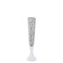 Vaso da pavimento Alexandra House Living Bianco Madreperla 21 x 21 x 87 cm