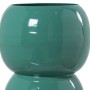 Vaso Alexandra House Living Verde scuro Metallo 14 x 14 x 27 cm