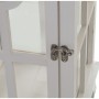 Lanterne Alexandra House Living Bianco Legno Cristallo Legno di abete (3 Pezzi)