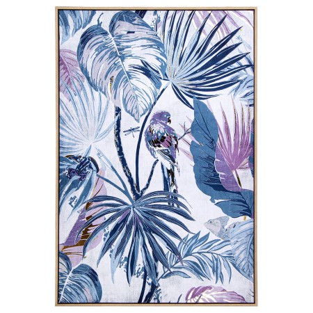 Quadro Alexandra House Living Legno Fiori 80 x 120 cm