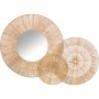 Specchio da parete Alexandra House Living Juta Fibra naturale 4 x 103 x 70 cm Rotondo