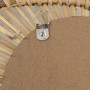 Specchio da parete Alexandra House Living Fibra naturale 2 x 36 x 45 cm Ovale