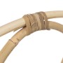 Specchio da parete Alexandra House Living Fibra naturale 2 x 54 x 54 cm Rotondo