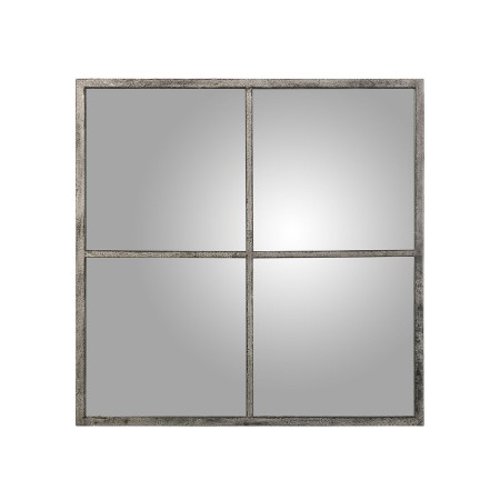 Specchio da parete Alexandra House Living Nero Argentato Metallo Finestra 7 x 79 x 80 cm