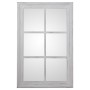 Specchio da parete Alexandra House Living Bianco Legno Consumato Finestra 5 x 101 x 65 cm