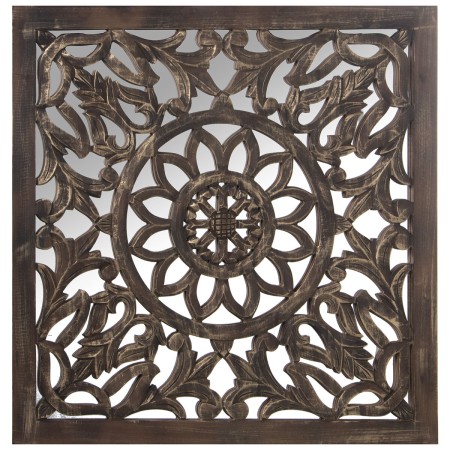 Altare decorativo Alexandra House Living Marrone Legno 6 x 85 x 86 cm