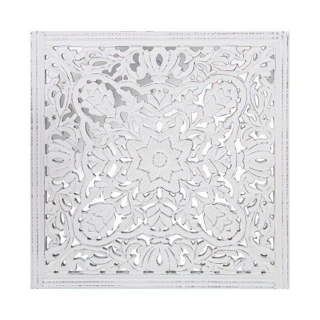 Altare decorativo Alexandra House Living Bianco Legno 5 x 58 x 58 cm