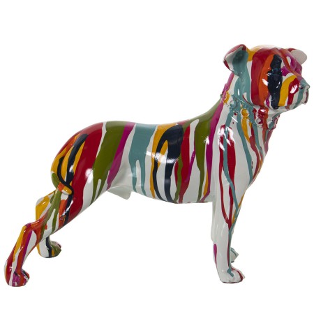 Statua Decorativa Alexandra House Living Multicolore Plastica Cane Pittura 13 x 29 x 26 cm