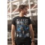 Maglia a Maniche Corte Batman Manga Cover Nero Unisex