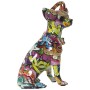 Statua Decorativa Alexandra House Living Multicolore Plastica Cane Auricolari 14 x 26 x 19 cm