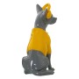 Statua Decorativa Alexandra House Living Giallo Grigio Plastica Cane Auricolari 14 x 26 x 19 cm