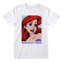 Maglia a Maniche Corte The Little Mermaid Mermaid Vibes Bianco Unisex