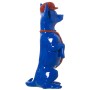 Statua Decorativa Alexandra House Living Azzurro Arancio Plastica Cane Cravatta 13 x 16 x 30 cm