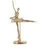 Statua Decorativa Alexandra House Living Dorato Plastica Ballerina 16 x 27 x 39 cm