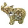 Statua Decorativa Alexandra House Living Dorato Acrilico Plastica Melammina Elefante 11 x 6 x 16 cm