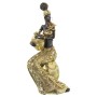 Statua Decorativa Alexandra House Living Dorato Plastica Africana 14 x 30 x 14 cm