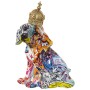 Statua Decorativa Alexandra House Living Multicolore Plastica Cane Corona 16 x 20 x 27 cm