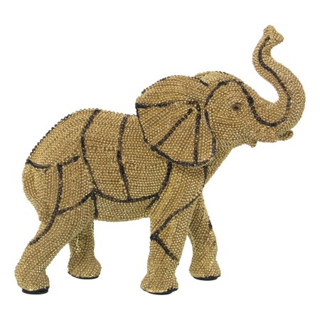 Statua Decorativa Alexandra House Living Dorato Plastica Elefante 14 x 23 x 22 cm