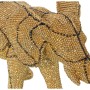 Statua Decorativa Alexandra House Living Dorato Plastica Elefante 11 x 27 x 19 cm