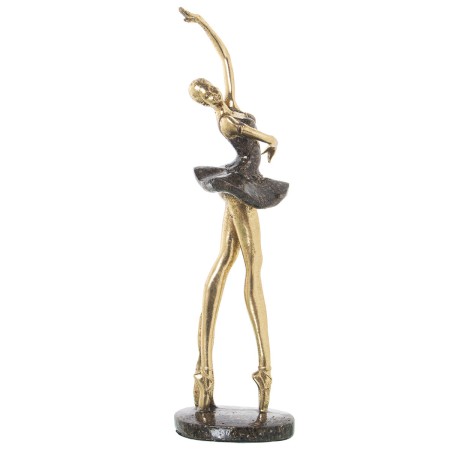 Statua Decorativa Alexandra House Living Dorato Plastica Ballerina 15 x 16 x 44 cm